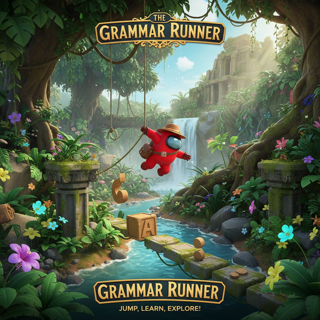 The Grammar Runner promotional image